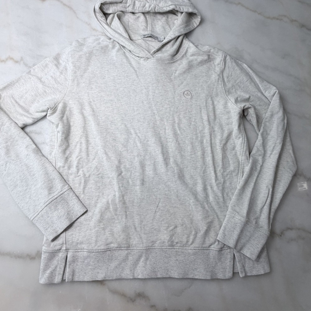Peter Millar Hoodie Womens M Gray Pullover Sweatshirt Sweater Active Golf Sports